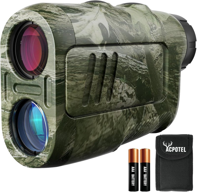 ACPOTEL Precision Hunting Range Finder, ±0.5yd Accuracy, 656/1200Yd Range, 6X Magnification, Rain & Fog Mode, 0.3s Instant Measurement | Lightweight Laser Range Finder for Hunting & Durable - Image 1